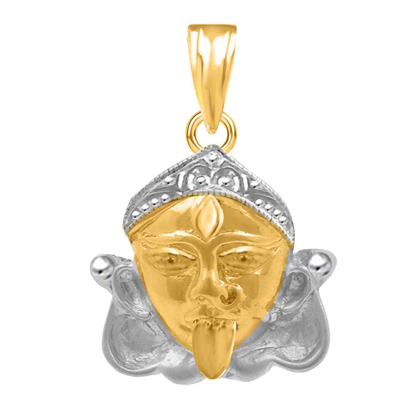 Pure 925 Sterling Silver Jai Maa Kaali Goddess Locket In God Pendant For Man & Women Pendent