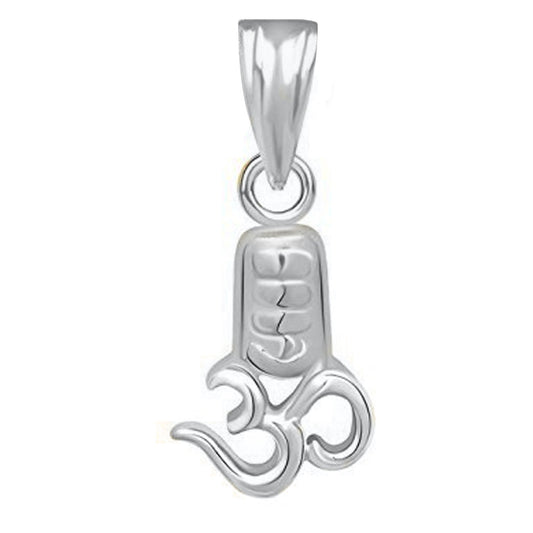 Pure 925 Sterling Silver Pendent In Om Religious Symbol Locket God Pendant For Men & Women