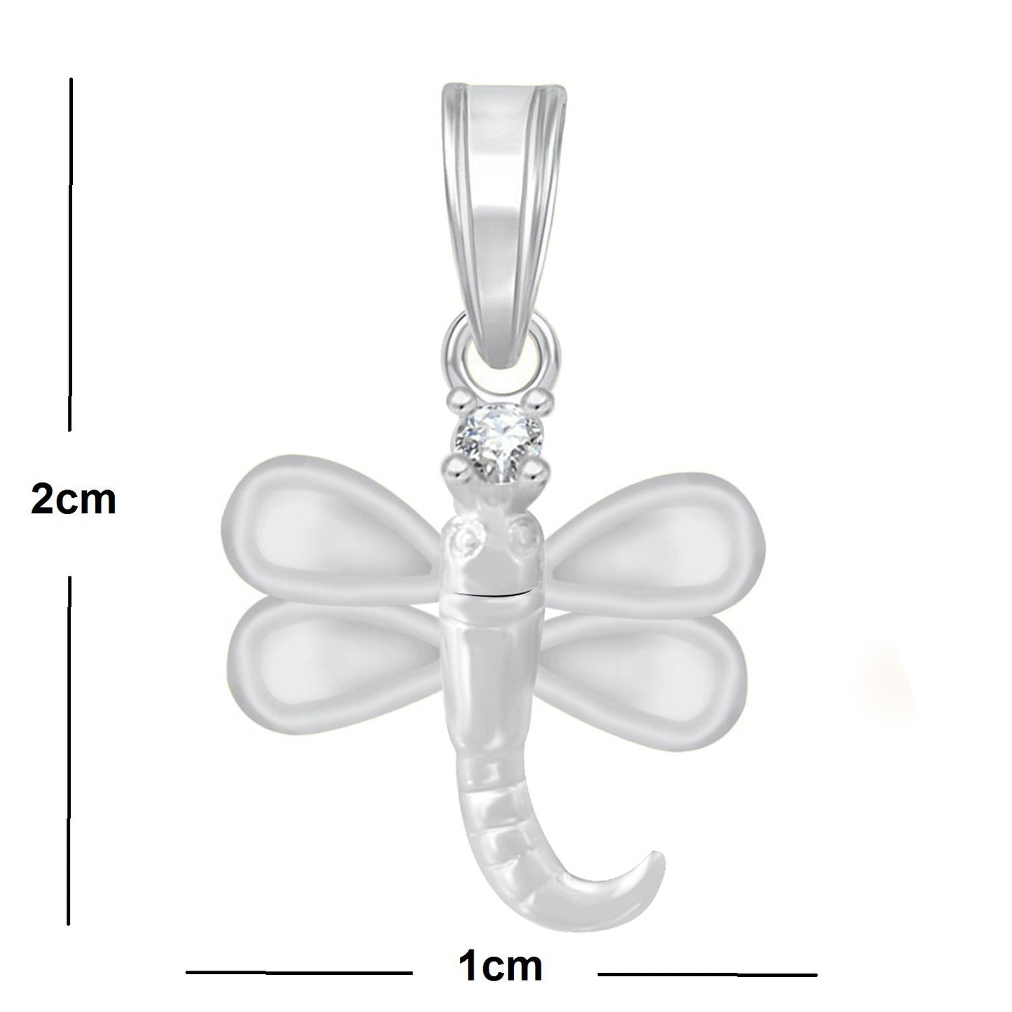 Pure 925 Sterling Silver Butterfly Flower Shape Pendent Locket In Cz God Pendant For Man & Women